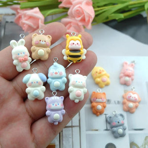 Animal Charms for Jewelry Making DIY Earring Bracelet Pendant Accessories