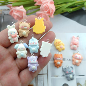 Animal Charms for Jewelry Making DIY Earring Bracelet Pendant Accessories