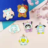 10pcs Alloy Drip Charm Cartoon Anime Earring Charms DIY Keychain Bracelet