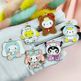 10pcs Alloy Drip Charm Cartoon Anime Earring Charms DIY Keychain Bracelet
