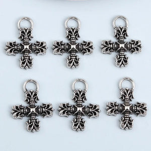 50pcs Little Cross Alloy Charms for DIY Jewelry Making