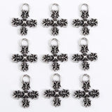 50pcs Little Cross Alloy Charms for DIY Jewelry Making