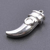 5pcs Steel Elephant Serpent Snake Charm Heart Pendant Stainless Steel Charms