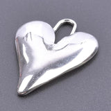 5pcs Steel Elephant Serpent Snake Charm Heart Pendant Stainless Steel Charms