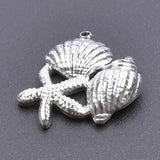 5pcs Steel Elephant Serpent Snake Charm Heart Pendant Stainless Steel Charms