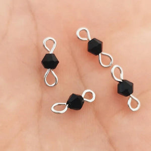 100pcs Crystal Beads Charms 12x4mm for DIY Jewelry