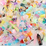 Tea with Milk Resin Earring Charms for DIY Jewelry Making