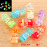 Tea with Milk Resin Earring Charms for DIY Jewelry Making