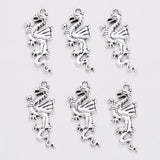 20Pcs Dragon Pendant Animal Charms for DIY Jewelry Necklace Earrings