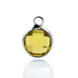 20pcs 8.6mm Colorful Birthstone Crystal Charms for DIY Jewelry Making
