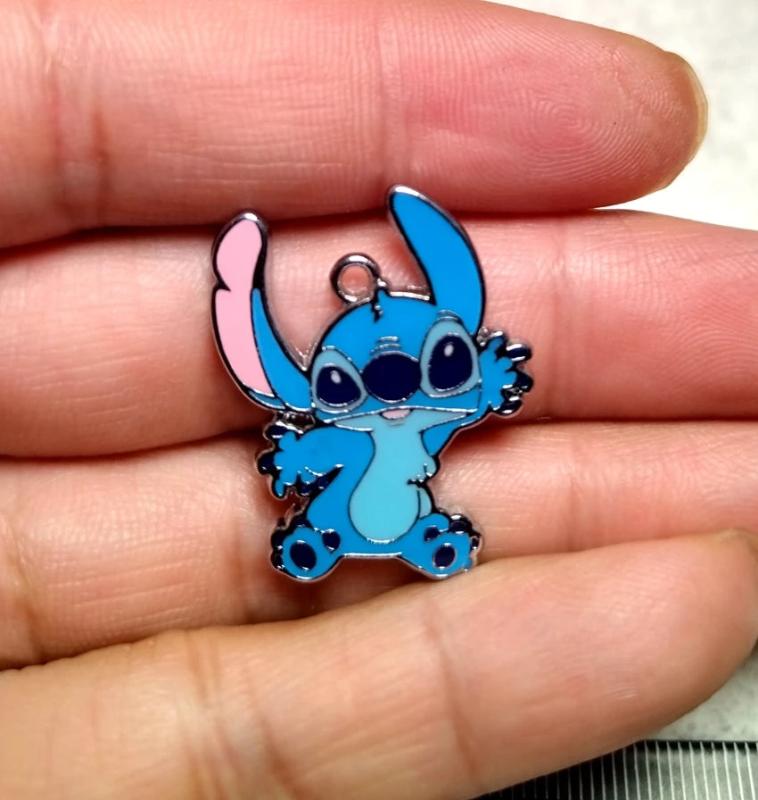 10 pcs Cartoon Anime Earrings Pendant DIY Key Chain Charms