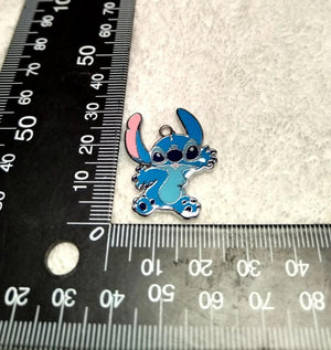 10 pcs Cartoon Anime Earrings Pendant DIY Key Chain Charms