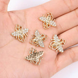 20Pcs Zircon KC Colour Bee Pendant DIY Jewelry Set