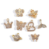 20Pcs Zircon KC Colour Bee Pendant DIY Jewelry Set