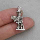 Vintage Alloy Street Lamp Charms Pendant 14*27mm
