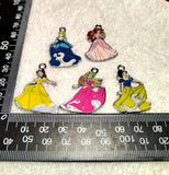 10 Cartoon Enamel Pendant Necklace Charm DIY Craft Supplies