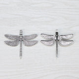 6pcs Dragonfly Charms Tibetan Silver Pendant DIY Necklace Jewelry Making