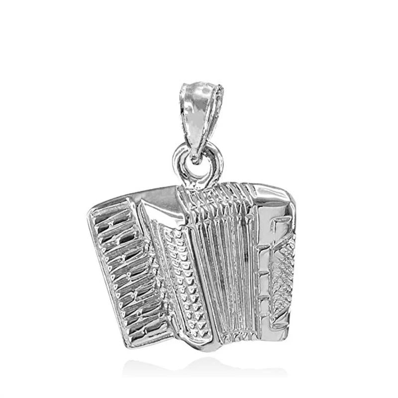 Accordion Pendant Music Instrument Charm for Necklace Making