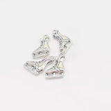 20 pcs Mini 3D Skates Charms for DIY Jewelry Making