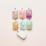 12pcs Transparent Phone Charms DIY Jewelry Making Accessories