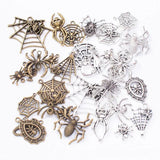 100g/Lot Mixed Animal Pendants Silver Random Spider Mixed Charms