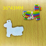10pcs Cartoon Bottle Charms for Jewelry Making