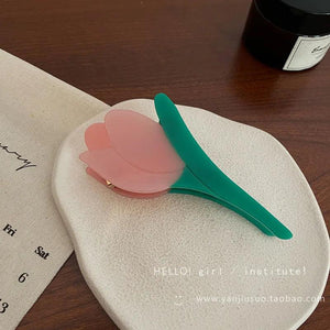 Tulip Cherry Hair Clip Handbag Dog Clip Girls Hair Accessories