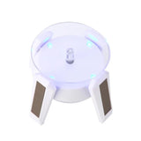 Solar Display Stand Watch Photography Rotating Turntable LED Light Display