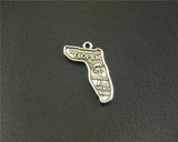 25pcs Florida State Charm Pendant for DIY Necklace Bracelet Bangle