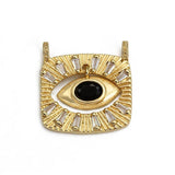 Meibeads Crystal Turkey Evil Eye Charm Pendant for DIY Jewelry