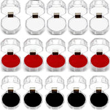 10pcs Acrylic Crystal Ring Storage Box Organizer Case Clear
