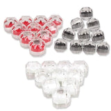 10pcs Acrylic Crystal Ring Storage Box Organizer Case Clear