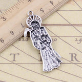 10pcs Charms Grim Reaper Death 51x19mm Tibetan Silver Pendants