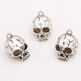 6pcs Skull Pendants Punk Rock Bracelet Earrings DIY Jewelry A2104