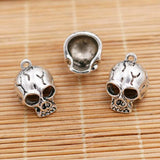 6pcs Skull Pendants Punk Rock Bracelet Earrings DIY Jewelry A2104