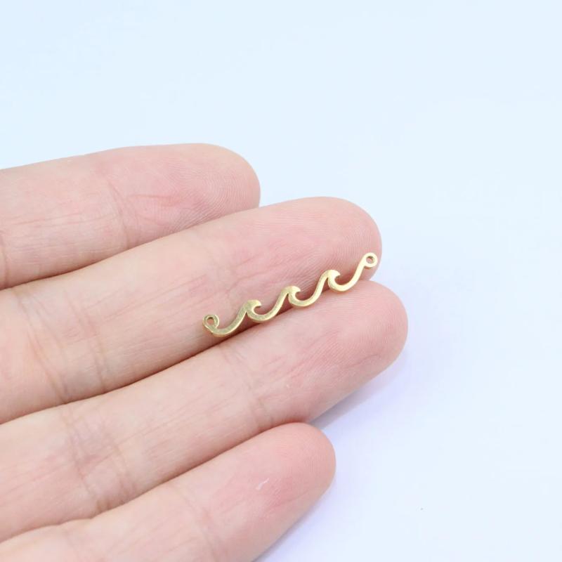 10pcs Stainless Steel High Polish Charm Pendant DIY Necklace Bracelets