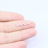 10pcs Stainless Steel High Polish Charm Pendant DIY Necklace Bracelets