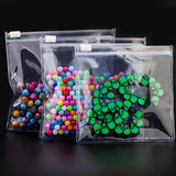 10pcs Clear PVC Zip Lock Bags Earrings Storage Pouch Self Sealing Jewelry Pack
