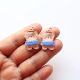 12pcs Cartoon Animal Charm Pendant for DIY Jewelry Making