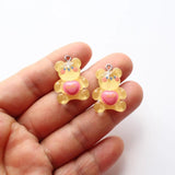 12pcs Cartoon Animal Charm Pendant for DIY Jewelry Making