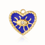 3pcs Stainless Steel Evil Eye Moon Hamsa Pendant