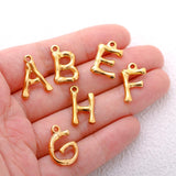 3Pcs/Lot Stainless Steel Initial A-Z Alphabet Pendant