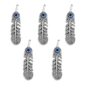 10pcs Tibetan Silver Fatima Hand Charm Beads