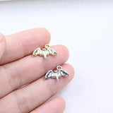 20pcs Mini Bat Coin Zinc Alloy Necklace Earring Bracelet DIY 2 Colors