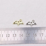 20pcs Mini Bat Coin Zinc Alloy Necklace Earring Bracelet DIY 2 Colors