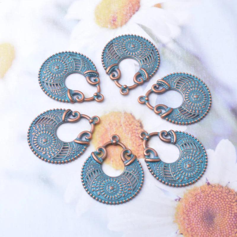 10pcs/lot Vintage Style Ear Pendant DIY Earrings Charms