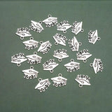 50pcs Grad Cap Pendants DIY Jewelry Making Keychain
