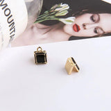 10pcs 3D Lipstick Mirror Enamel Charms Jewelry DIY