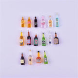 10pcs Beer Bottle Charms for DIY Jewelry Making