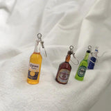 10pcs Beer Bottle Charms for DIY Jewelry Making